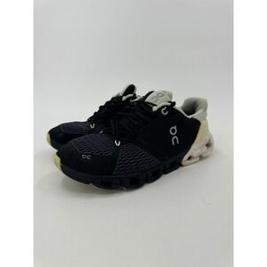 On Cloudflyer Mens Running Shoes Black White Stability Sneakers Size 7 US